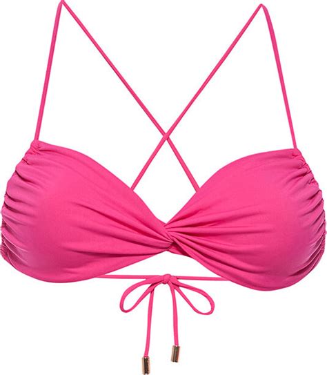 Kamari Swim Llc Roze Twist Bandeau Bikini Top Shopstyle
