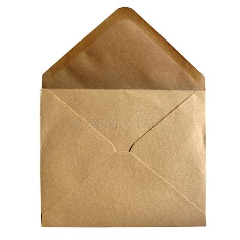 Brown Paper Envelope Stock Image Image Of Isolated Communication