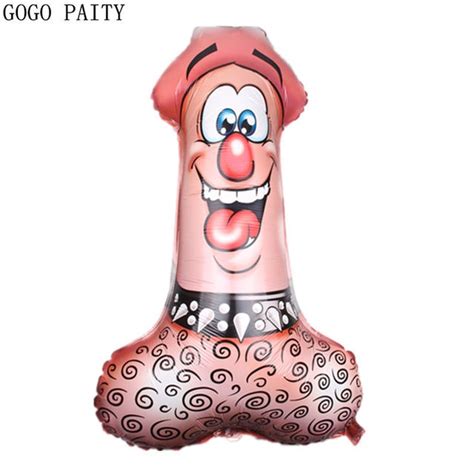 Gogo Paity 50 90cm Inflatable Penis Aluminum Balloon Bachelorette