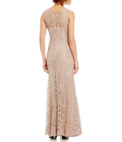 Ignite Evenings Sequin Lace Piece Capelet Gown Dillard S Wedding
