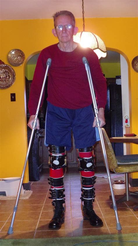 Leg Braces Polio Crutches Art Poses American Heritage Braces Pose