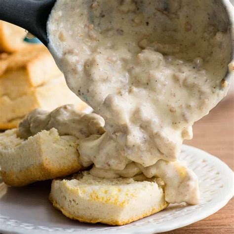Six Ingredient Biscuits And Sausage Gravy Recipe Ashlee Marie Real