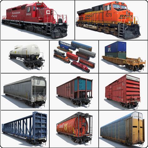Railroad Freight Car Types