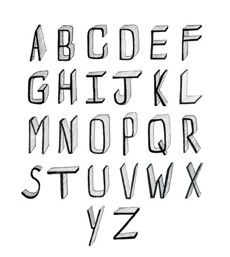 Easy Fonts To Draw By Hand