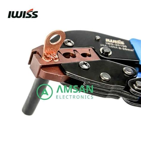 Iwiss Iws Battery Lugs Open Barrel Connector Crimping Tools