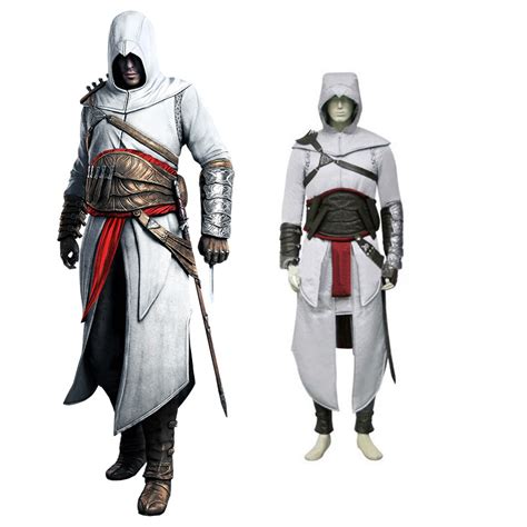 Altair Altaïr Ibn La Ahad Cosplay Costumes Assassin Robes Outfits for