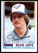 1982 Topps Baseball Card Mark Bomback Toronto Blue Jays #707 | eBay