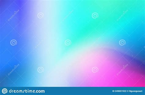 Blurry Abstract Gradient In Vivid Vibrant Colors Stock Illustration