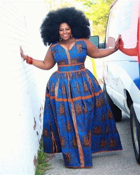 Sexy Plus Size African Dress Plus Size Low Cut African Maxi Etsy