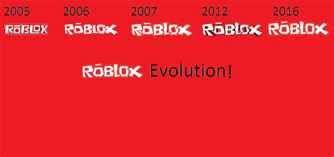 Roblox Evolution By Robloxianfinity124 On Deviantart