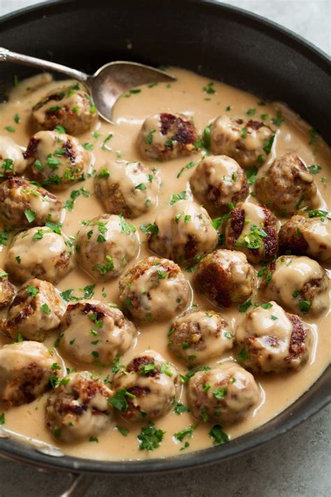 Swedish Meatballs Recipe Oven Baked Cooking Classy
