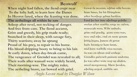 Alliteration Examples In Beowulf Poem