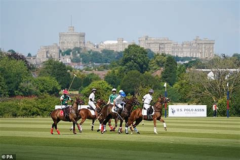 Prince William Takes Part In Charity Polo Match At Windsor Daily Mail