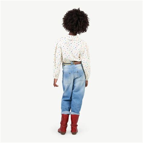 Kids The Animals Observatory Dots Gadfly Blouse Raw White Dots