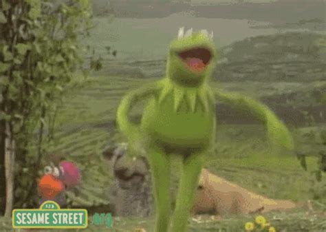 Kermit Kermit The Frog  Kermit Kermitthefrog Flying