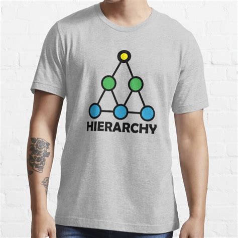 Hierarchy Symbol T Shirt By Ccg6271 Redbubble