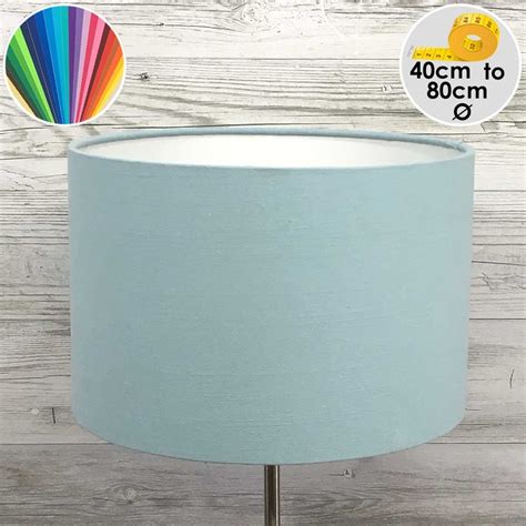 Extra Large Light Blue Drum Table Lamp Shade Imperial Lighting