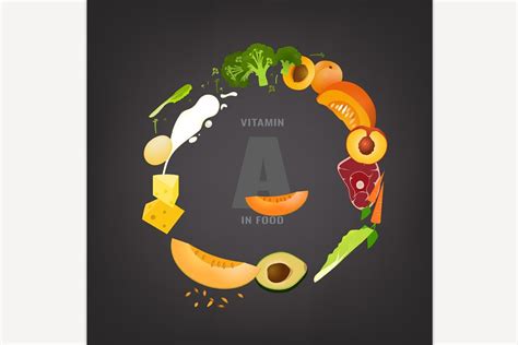 Vitamin A Pre Designed Illustrator Graphics Creative Market