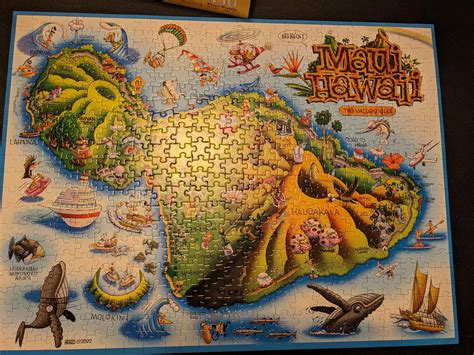 Maui Hawaii 550 Piece Jigsaw Puzzle Island Fun Inc