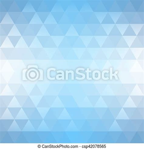 Abstract Pattern Of Blue Triangles Cool Shades Canstock