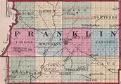 Franklin County, Illinois 1870 Map