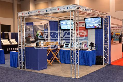 10 Foot Trade Show Truss Booth Custom Exhibit Booth Displays