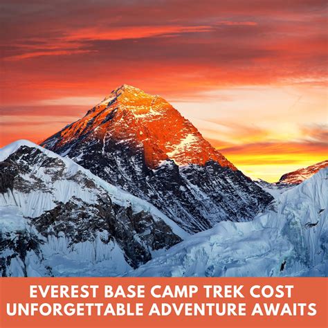 Everest Base Camp Trek Cost A Comprehensive Guide 2023