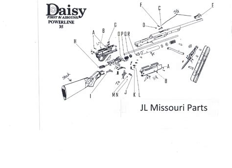 Daisy Powerline 7880 880 881 35 Pump Valve Pressure Tube Seal Gun BB