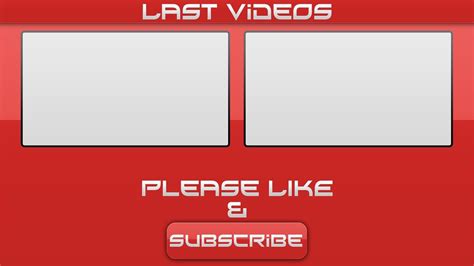 Free Red Outro Template Video For Sony Vegas Pro 11 Download Link