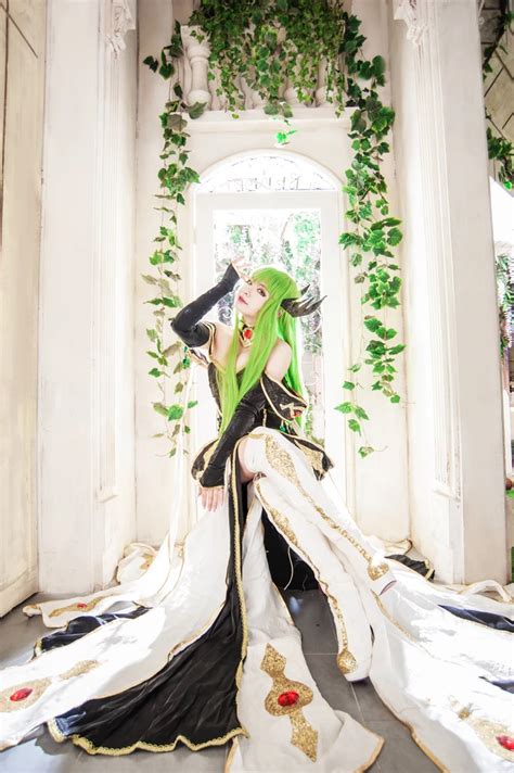 Code Geass Tomo Prepa C C Lelouch Of The Rebellion Cc Queen Cosplay Costume In Anime Costumes