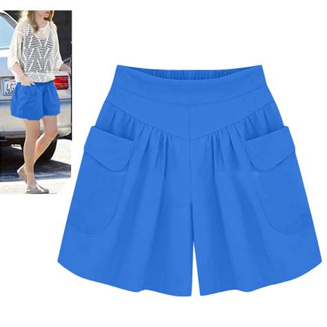 hot ladies shorts loose hot pants pockets pockets women summer casual shorts lady short pants