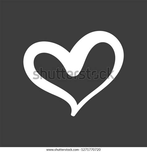 Hand Drawn Heart Vector Love Symbol Stock Vector Royalty Free