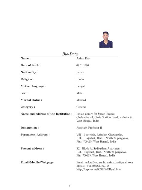 Marriage Biodata Word Format Pdf Fill Online Printable Fillable