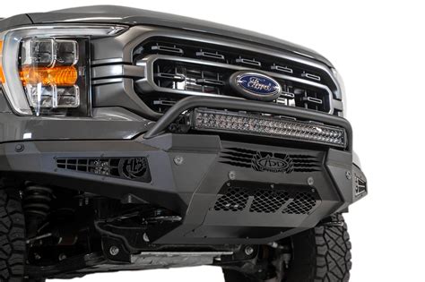 Add F197431040103 2021 2023 Ford F150 Honeybadger Front Bumper With Top