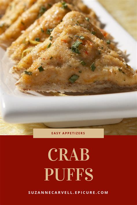 Crab Puffs Recipe Appetizer Recipes Easy Appetizer Recipes Crab