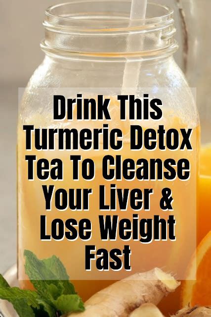 Powerful Turmeric Detox Tea To Cleanse The Liver And Lose Weight