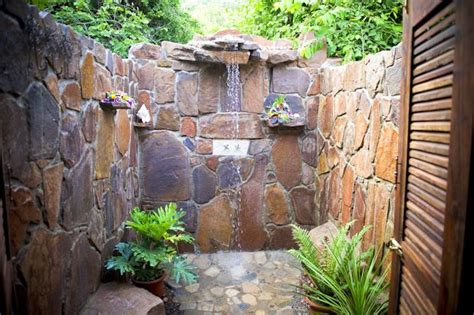 About Ndole Bay Lodge Garden Shower Waterfall Shower