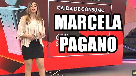 marcela pagano en falda oscura super sexy 06 08 2018 tn youtube