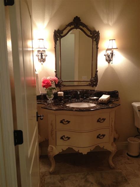 Jewel Box Powder Room My Mother Beautifully Transformed This Antique
