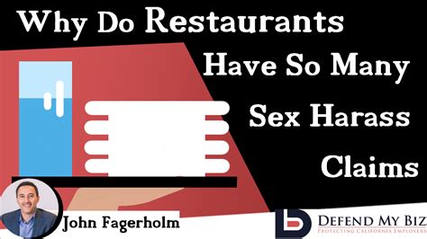 Find Out Why Restaurants Have So Many Sex Harass Claims