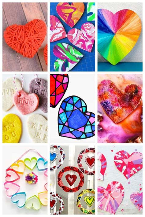 14 Heart Crafts For Kids Asmatashwini