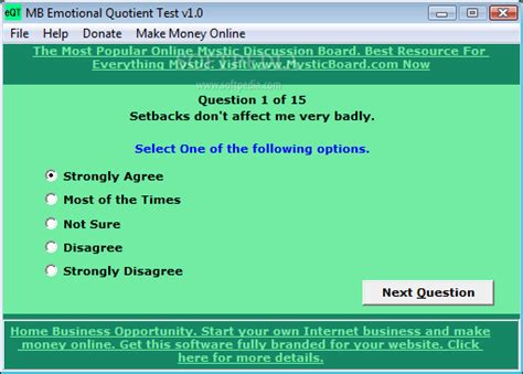 Mb Emotional Quotient Test Download An Easy To Use Eq Test Software
