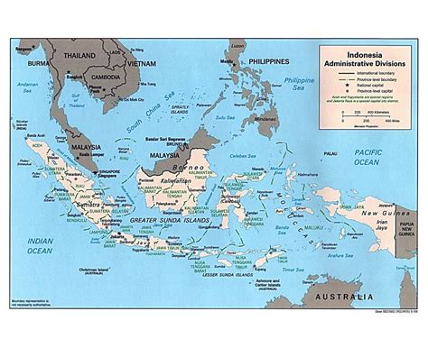 Labeled Map Of Indonesia With States Capital Amp Cities Imagesee