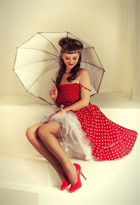 Pinup With An Umbrella By Meddison Rpinup