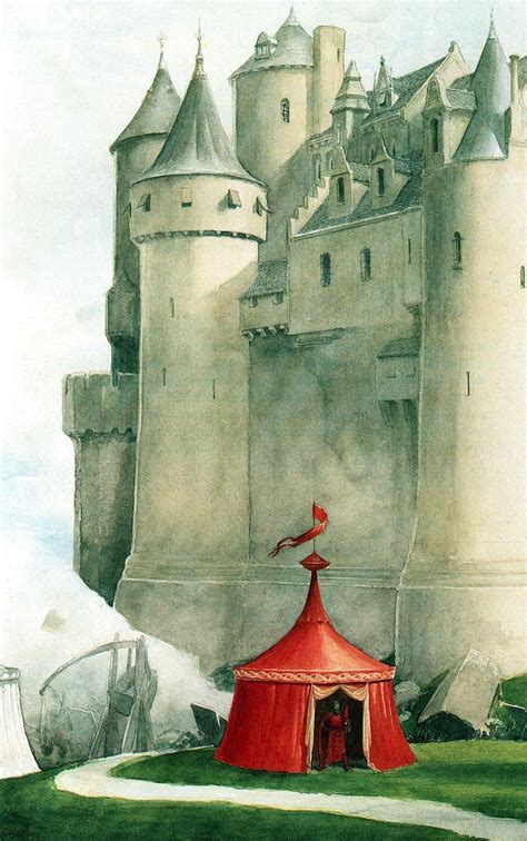 Castle Perilous From Castles Alan Lee Art Alan Lee Fantasy Castle