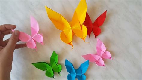 Origami Kelebek Yapımı Video 5 Youtube