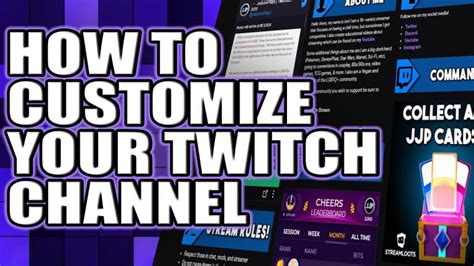 How To Customize Your Twitch Channel For Beginners In Depth