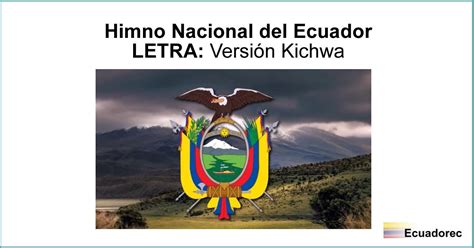 Himno Nacional Del Ecuador Completo Letra Mayhm001