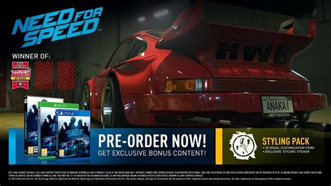 Uk Need For Speed Pre Order Bonus Pc And Video Games