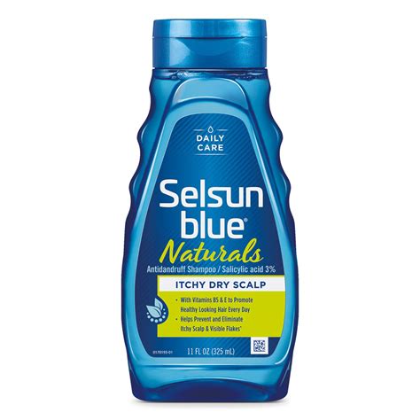 Buy Selsun Blue Naturals Itchy Dry Scalp Anti Dandruff Shampoo 11 Fl